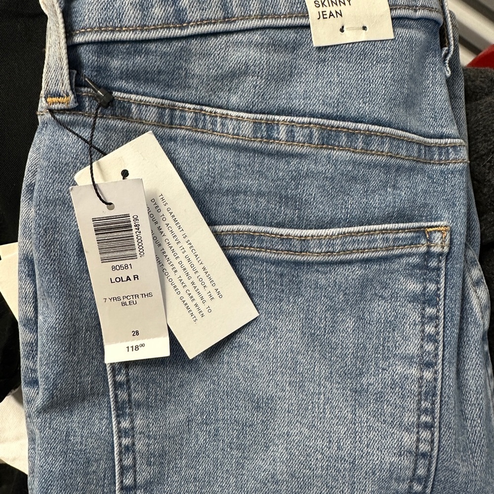Denim Forum Light Blue Skinny Jeans - Women's